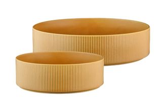 Bj&ouml;rn Borg Ensaladera &Oslash;21,5cm et &Oslash;27,5cm - 2 piezas - Ocre