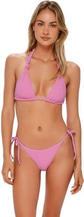 Swim Systems McKenna Tie Side Bikini Swim Bottoms in Cotton Candy Scrunch at Nordstrom, Size X-Small