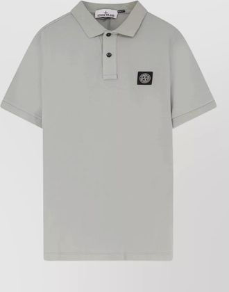 Stone Island slim-fit short-sleeve polo shirt