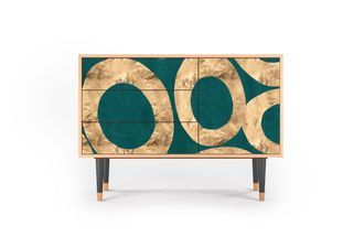 StoryZ Aparador azul-verde 3 cajones y 1 puerta L 115 cm