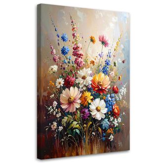 Feeby Impresi&oacute;n De Imagen Flores De Campo Plantas Pradera Naturaleza 70x100