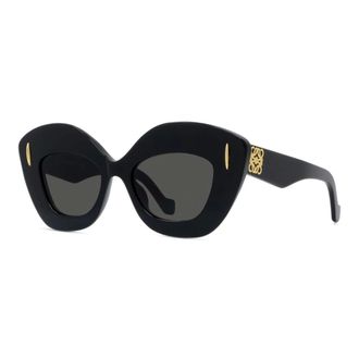 Loewe Cat Eye Zonnebril - unisex - Accessoires - Zwart - Maat: 48 MM
