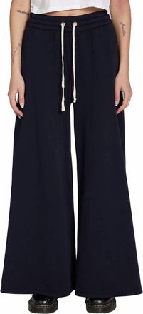 Les Tien Christine Flare Pant In Navy