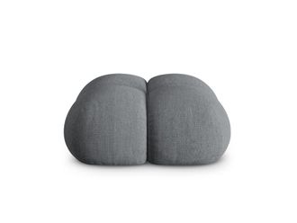 Cosmopolitan Design Puf tejido estructural gris