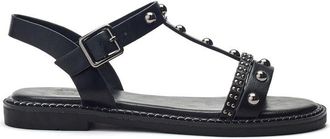 Moda in Pelle Moda in Pelle Womens Noell Black Sandals Faux Leather - Size EU 38