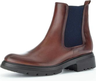 Gabor Chelsea Boot - Dames - Schoenen - Bruin - Maat: 39 1/2 EU Leer