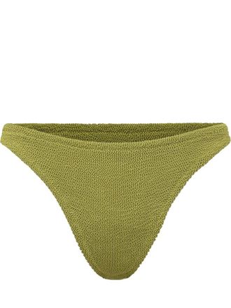MC2 Saint Barth Green Textured Bikini Bottom Swimwear