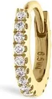 Maria Tash Diamond Eternity Single Hoop Earring in Yellow Gold at Nordstrom, Size 6.5