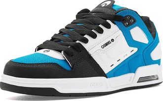 Osiris Peril Mens Skate Shoes Black/White/Blue : 10.5 D - Medium, Synthetic