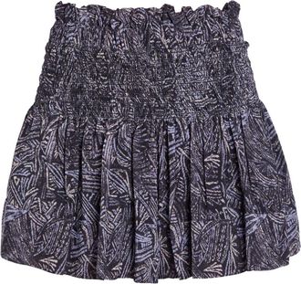 Isabel Marant Maelly Printed Silk Shorts - Black - 40 (UK12 / M)