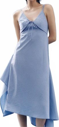 En Saison Lilith Ruffle Dress In Blue