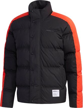 adidas neo M Ut Puffer Back Large logo Casual Down Jacket Black EI4413