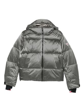 Rossignol Daille hooded padded jacket - women - Nylon/Nylon/Duck Down/Duck Feathers - M - Grey