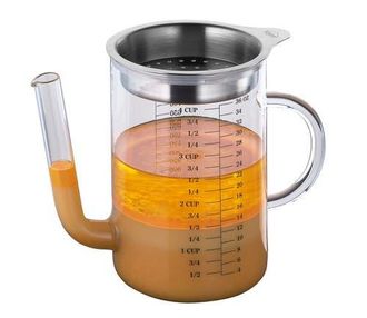K&uuml;chenprofi Stainless Steel & Borosilicate Glass Gravy Separator, 34-ounce in Silver at Nordstrom