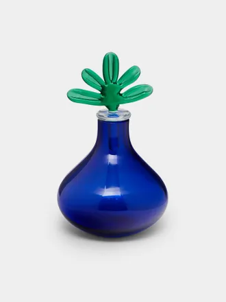 VENINI 1985 Laura de Santillana Monofiore Hand-Blown Murano Glass Perfume Bottle