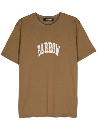 Barrow logo-print T-shirt - unisex - Cotton - L - Brown