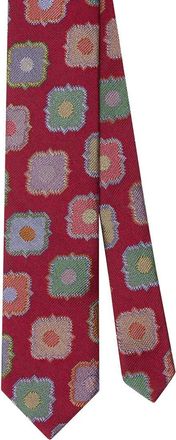 Robert Talbott Silk & Wool-Blend Large Medallion Necktie