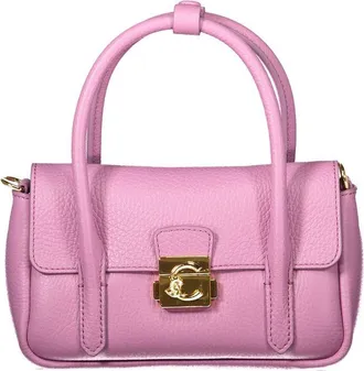 Coccinelle Purple Leather Womens Handbag