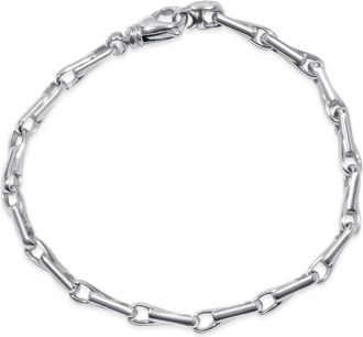 Pompeii3 Mens 14k Gold (17gram) or Platinum (29gram) 4.5mm Link Bracelet 9