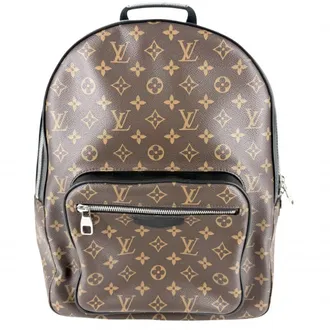 Louis Vuitton Monogram Macassar Black Brown Backpack (Pre-Owned)