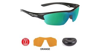 Salice 011 RWP Polarized 111 OR Mens Sunglasses Black Size 142