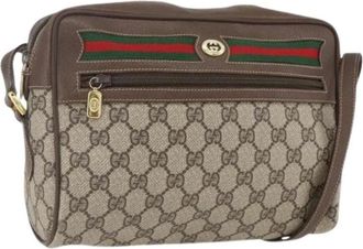 Gucci Pre-owned Cross Body Bags, female, Beige, Size: ONE SIZE Pre-owned Cross Body Bag