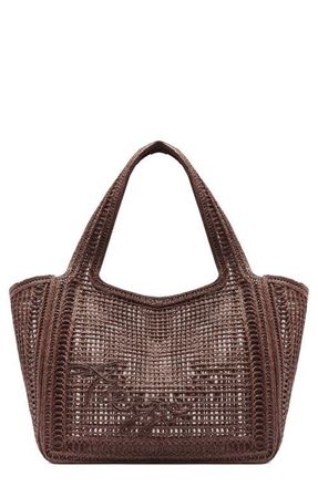 Arezzo Large Isla Shopping Bag in New Cocoa/New Cocoa at Nordstrom