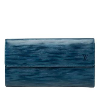 Louis Vuitton Pre-owned Sarah Long Wallet - - Pre-owned - Donna - Blu - ONE SIZE