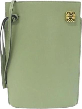 Loewe Pre-owned Cross Body Bags, female, Green, Size: ONE SIZE Pre-owned Shoulder bag