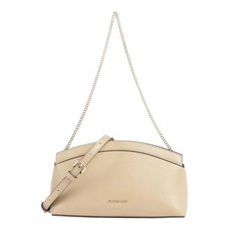 Michael Kors Tassen, Dames, Beige, ONE Size, Leer, Athena Small Convertible Clutch