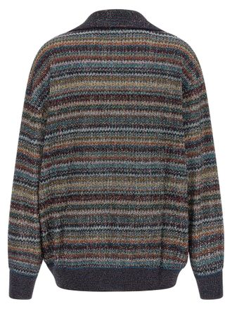 Missoni Lam&eacute; Striped Knit Sweater - Multicolor