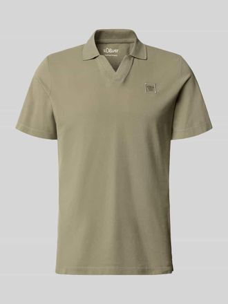 s.Oliver Red Label Regular Fit Poloshirt aus reiner Baumwolle in Khaki, Gr&ouml;&szlig;e 3XL