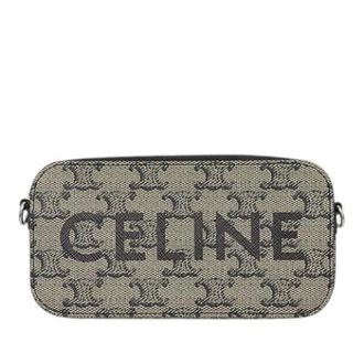 Celine Pre-owned Canvas Crossbody Bag - unisex - Celine Vintage - Vintage Cross Body Bags - Beige - ONE SIZE - Pre-owned
