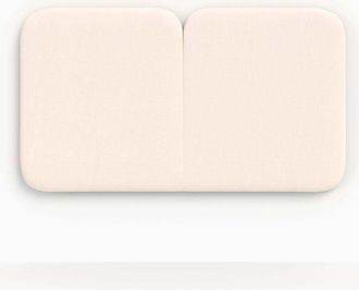 Rendez-Vous D&eacute;co Cabecero De Cama Etna De Tela Blanca 160 Cm