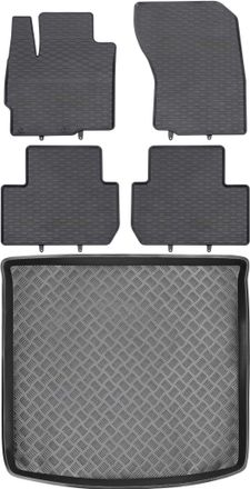 OEM Juego De Alfombrillas De Goma Para Coche Y Alfombrilla Para Maletero Para Mitsubishi Outlander Iii Suv Del 2012