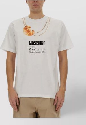 Moschino logo print cotton t-shirt