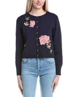 Ted Baker Embroidered Floral Cardigan
