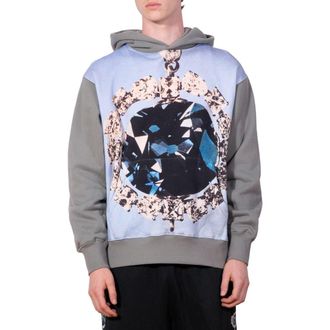 Pleasures x Richard Bernstein Mythic Hope Pullover Hoodie in Grey at Nordstrom, Size Xx-Large