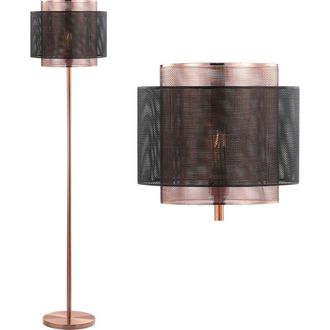 Jonathan Y Designs Tribeca Metal LED Floor Lamp in Copper at Nordstrom