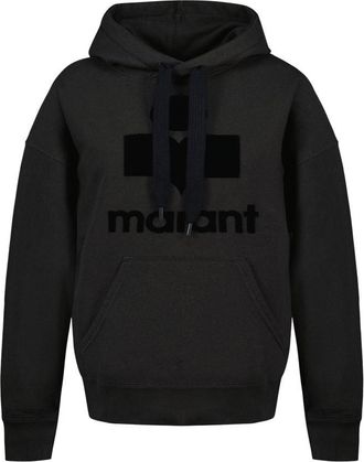 Isabel Marant Womens Mansel Hoodie Black Cotton Hoodies