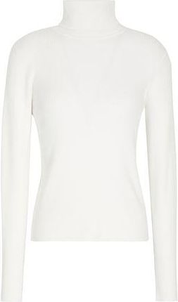 8 by YOOX RIBBED KNIT SLIM FIT ROLL-NECK