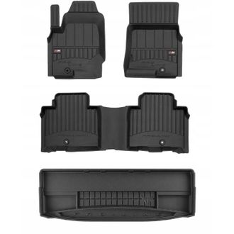 OEM Set Alfombrillas Goma 3d Ssangyong Rexton 4 Desde 2017- 7 Plazas A/d