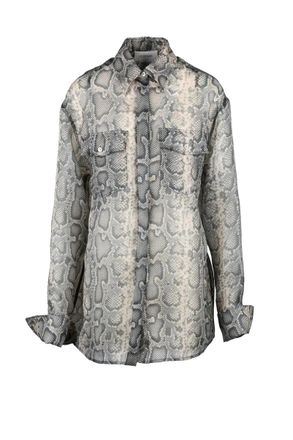 Sportmax Voile Shirt - Beige/Black