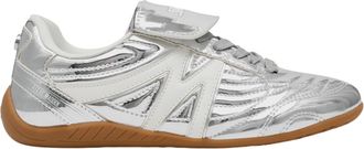 Steve Madden Metallic sportschoenen voor dames (Zilver)