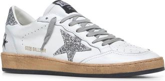 Golden Goose Womens Sneakers Ball Star White Sheepskin Trainers