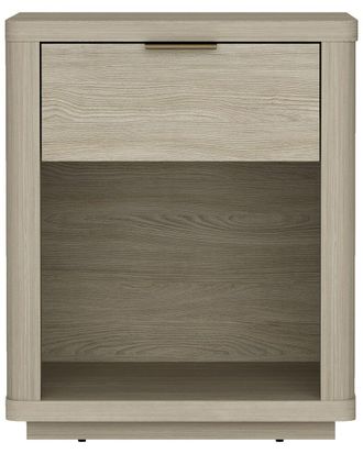 Manhattan Comfort Evelyn Modern Nightstand With 1 Full Extension Drawer