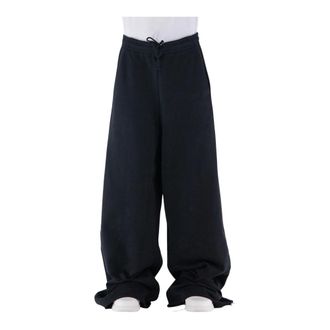 VETEMENTS Wide Trousers, male, Black, Size: XS Cut-Up Big Pants
