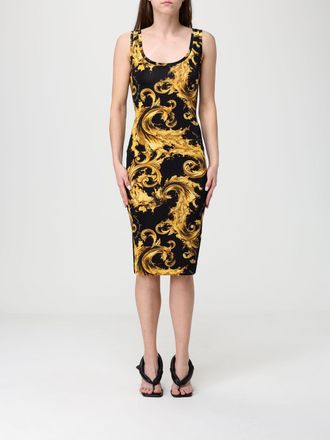 Versace Jeans Couture Stretch Viscose Midi Dress