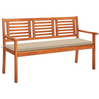 vidaXL Furniture Limited - Banco De Jard&iacute;n 3 Plazas Madera Maciza