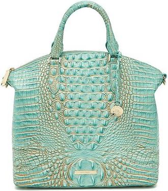 Brahmin Large Duxbury Satchel Satchel Womens Handbags Waterfall, Leather
